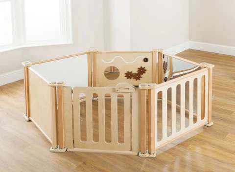 Parc modulable et barrières enfants